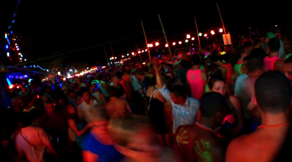 Partying Under The Moon